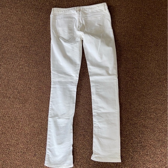 GAP jeans 1969 always skinny in bright white: 29L. Clean like new but broken in. - Picture 5 of 8
